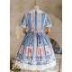 Strawberry Witch Blueberry Dolly Collar Short Sleeve One Piece